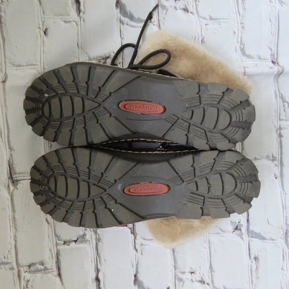 Vintage Brown Suede Ronsports Ankle Boots With Faux Fur - Picture 7 of 9